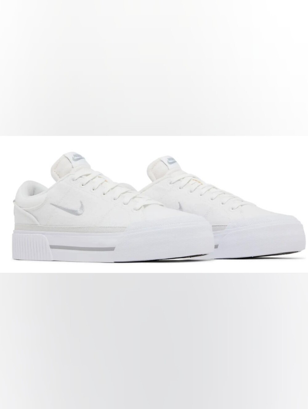 Nike Wmns Court Legacy Lift 'White Light Smoke Grey'
Sneakers Size 11 Used Exc